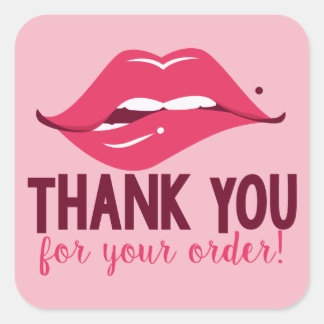 Thank You for Your Order - Lip Stickers