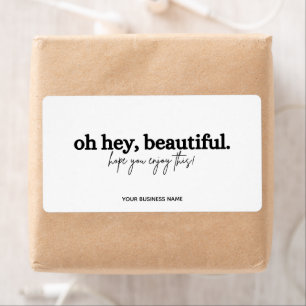 Thank you for your order simple oh hey beautiful 