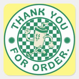 Thank You For Your Order Sticker | Small Business