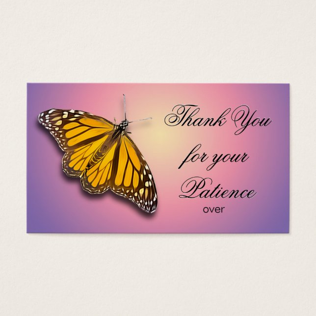 THANK YOU FOR YOUR PATIENCE (Front)