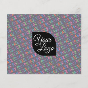 Thank You For Your Purchase Colourful Fun Add Log