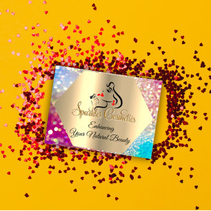Thank You For Your Purchase Holograph Logo Business Card