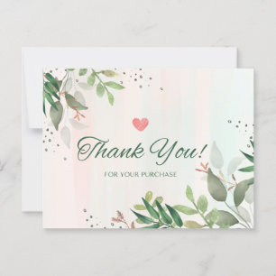 Thank you for your purchase  postcard