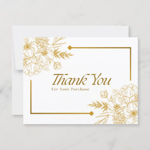 Thank you for your purchase  postcard