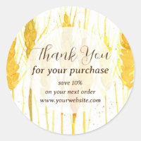 Thank You For Your Purchase Wheat Grain Custom