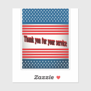 Thank you for your service 