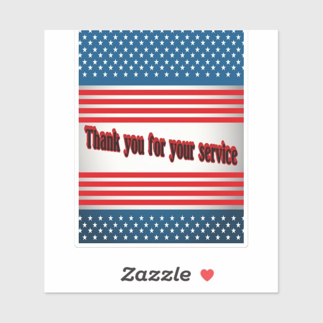 Thank you for your service  (Sheet)