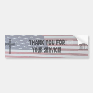 "Thank You for Your Service" Bumper Sticker