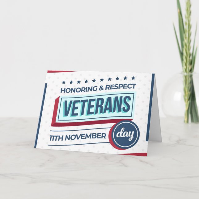 Thank you for your service  card (Front)