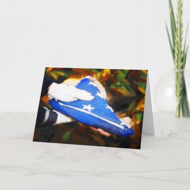 Thank You for Your Service Card (Front)