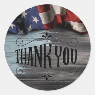 Thank you for Your Service! Classic Round Sticker
