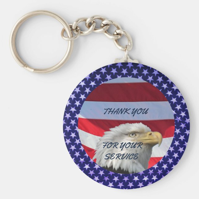 THANK YOU FOR YOUR SERVICE KEY RING (Front)