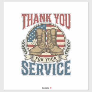 Thank You for Your Service Military Boots Shirt De