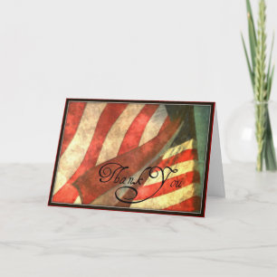 Thank You For Your Service Military Greeting Card