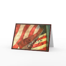 Thank You For Your Service Military Greeting Card