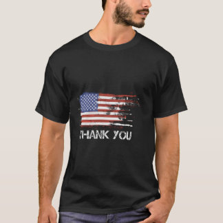 Thank You For Your Service Military Patriotic T-Shirt