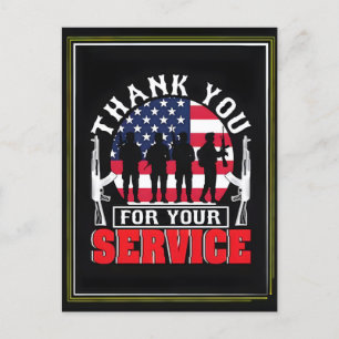Thank You for Your Service: Veterans Day 2025  Holiday Postcard