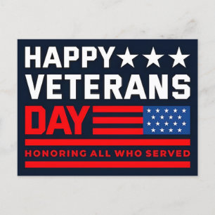 Thank You for Your Service: Veterans Day 2025 Holiday Postcard