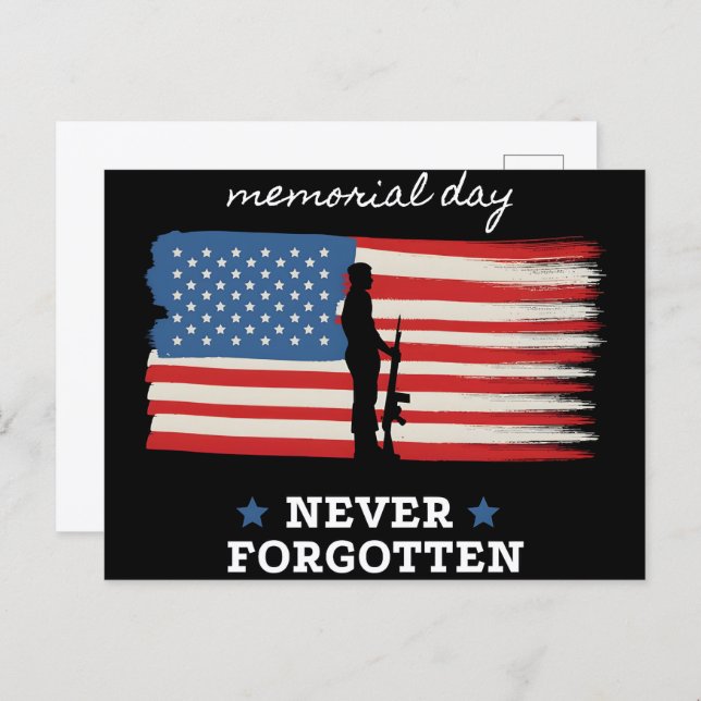 Thank You for Your Service: Veterans Day 2025  Holiday Postcard (Front/Back)