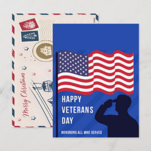 Thank You for Your Service: Veterans Day 2025 Holiday Postcard