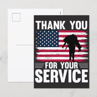 Thank You for Your Service: Veterans Day 2025 Holiday Postcard