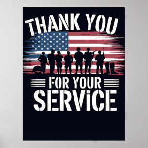 Thank You for Your Service: Veterans Day 2025  Poster