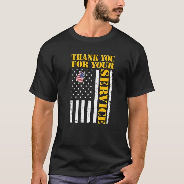 Thank You For Your Service Veterans Veteran Day Do T-Shirt (Front)
