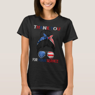 Thank you for your services Patriotic Veterans day T-Shirt
