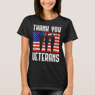 Thank you for your services Patriotic Veterans Pr T-Shirt