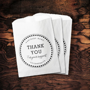 Thank You For Your Support Paper Bag