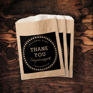 Thank You For Your Support Paper Bag