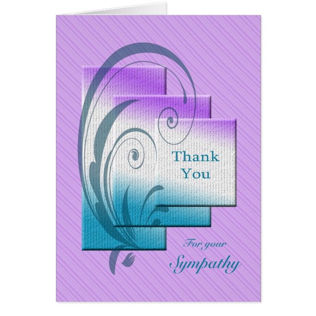 Thank you for your sympathy (Front)