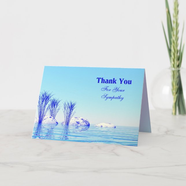 Thank you for your sympathy card (Front)
