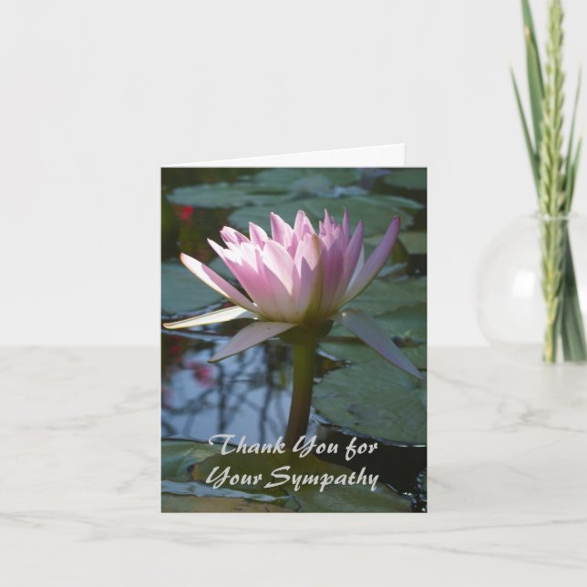 Thank You for Your Sympathy Card (Front)