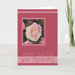 Thank you for your sympathy card