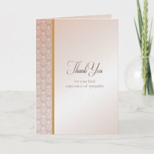 Thank you for your sympathy card