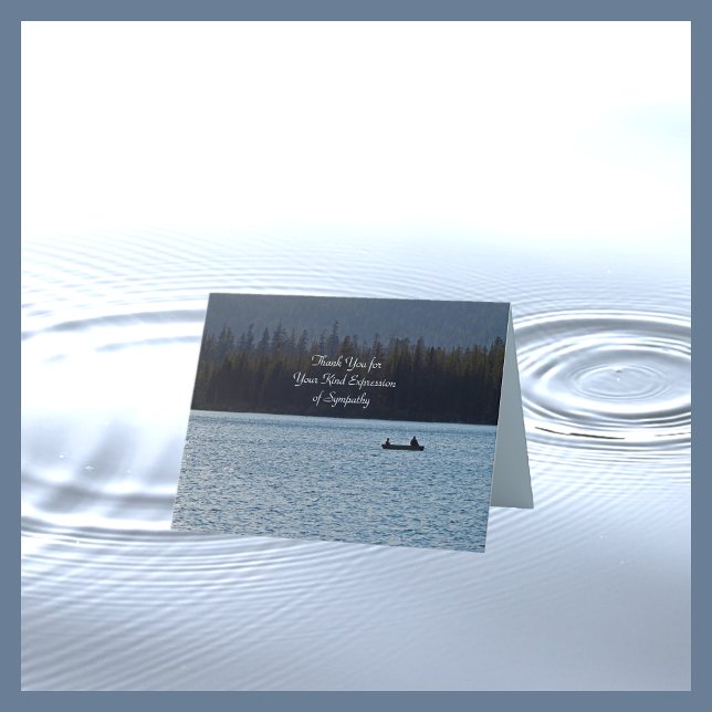 Thank You for Your Sympathy Fishermen on Lake (Creator Uploaded)