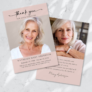 Thank You for Your Sympathy Photo Card