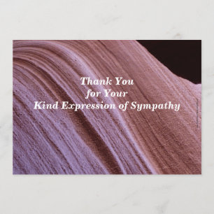 Thank You for Your Sympathy Sandstone Canyon Card