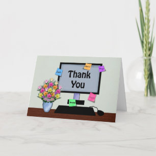 Thank You, Foreign Language, Admin Professional You Card