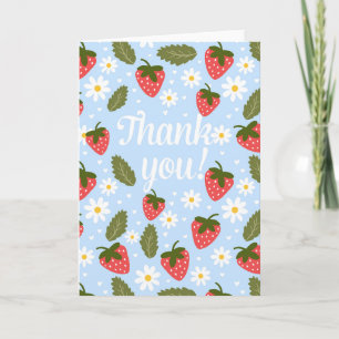 Thank You Fresh Strawberry Appreciation Card