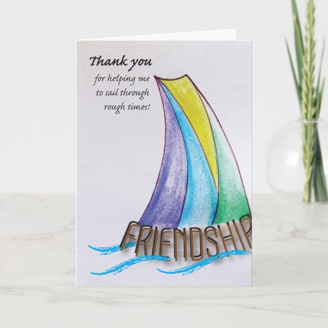 Thank you friend. card (Front)