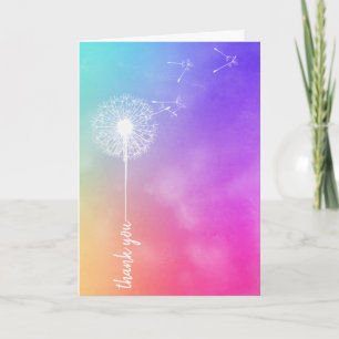 Thank You Friendship Dandelion Card