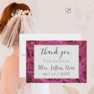 Thank You from Future Mrs. Bridal Thank you cards