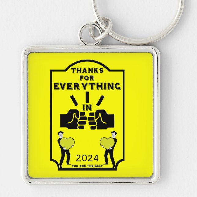 Thank You From Human Resources Key Ring (Front)