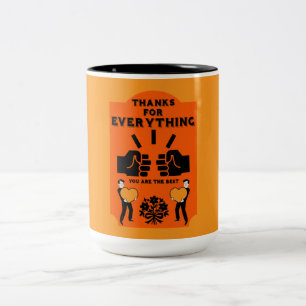 Thank You From Human Resources Two-Tone Coffee Mug