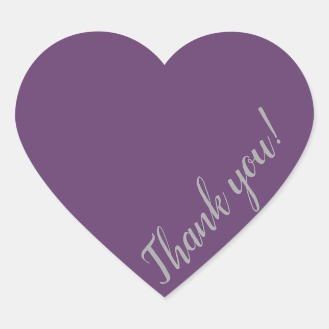 Thank you from the bottom of my heart - sticker (Front)