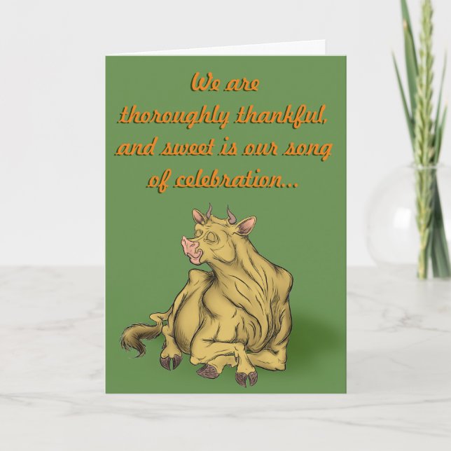 Thank You - from the Herd Card (Front)