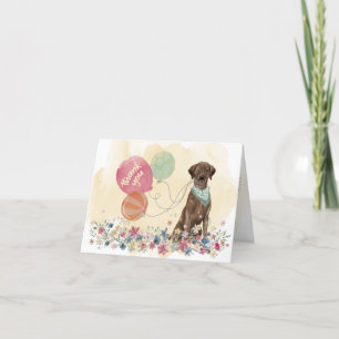 Thank You from You & Chocolate Labrador Retriever