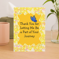 Thank You From Your Therapist – Butterfly Design
